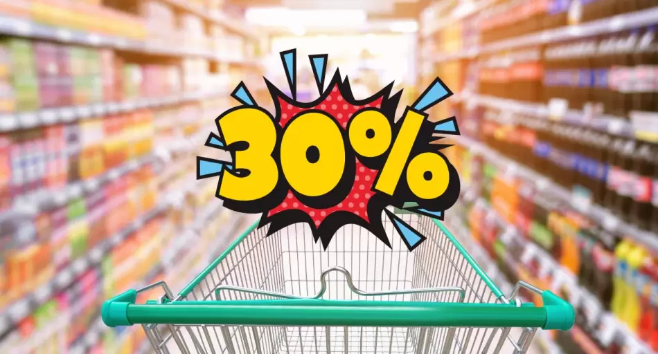 ¡Atención ahorristas! Descuento del 30% en estos supermercados este miércoles 16 de julio