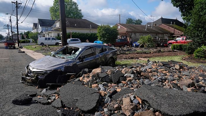 NO COMMENT: Nueva Jersey comienza la recuperación tras las mortales inundaciones repentinas