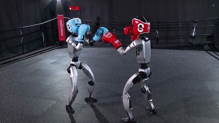 NO COMMENT: Así entrenan los robots boxeadores con patadas giratorias y reflejos sorprendentes