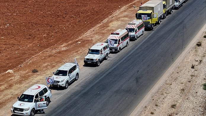 Un segundo convoy de ayuda se dirige a Sueida tras los enfrentamientos entre beduinos y drusos