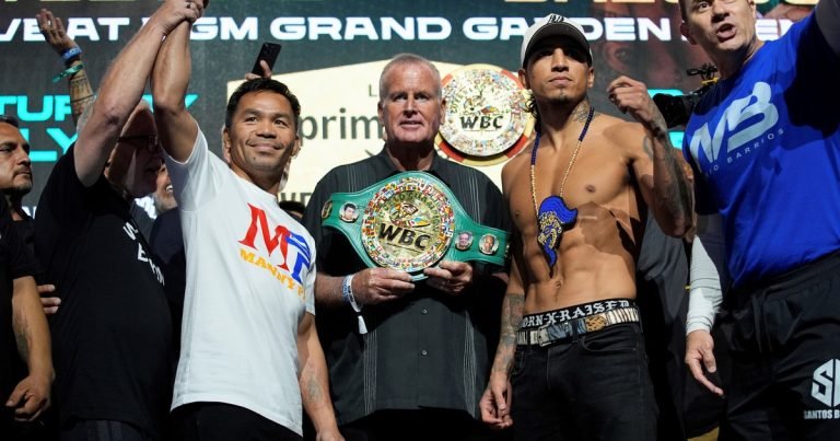 A qué hora pelea HOY Manny Pacquiao vs. Mario Barrios: horarios y cómo ver el combate EN VIVO