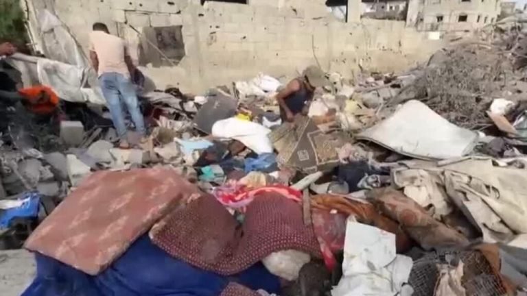 Continúan bombardeos en Gaza mientras Trump y Netanyahu evalúan posible cese el fuego