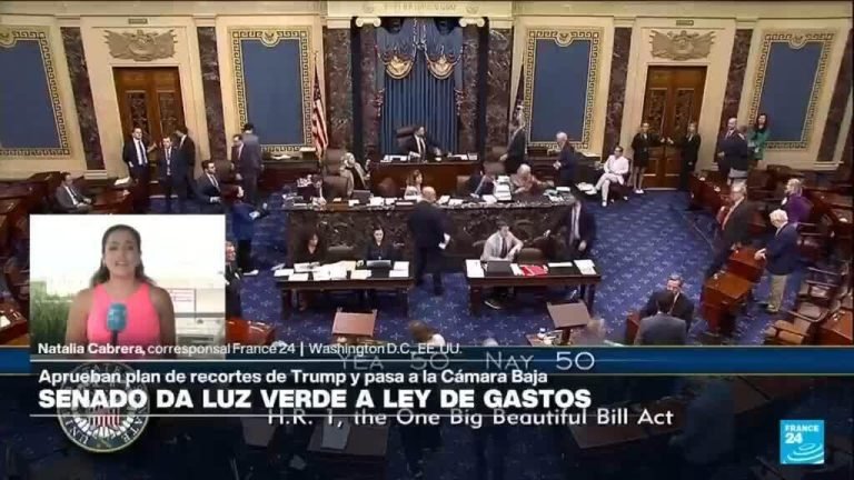 Informe desde Washington: Senado aprueba plan fiscal de Trump por estrecho margen