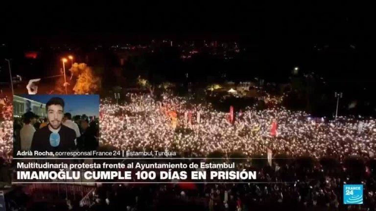 Informe desde Estambul: protestas en Turquía por los 100 días del arresto de Ekrem Imamoglu