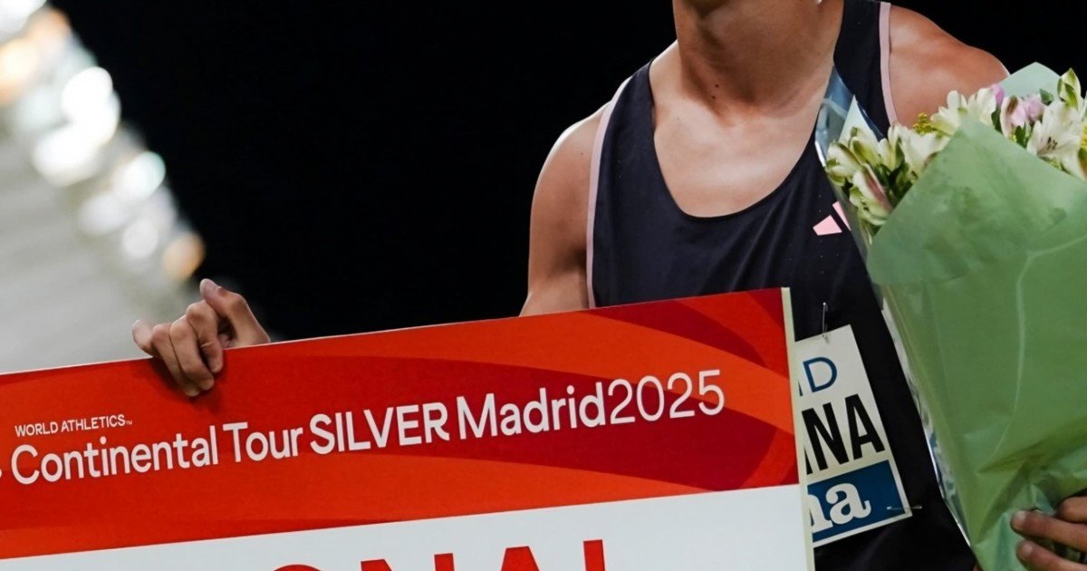 Elián Larregina, un rayo en Madrid: le ganó al dueño del récord mundial de los 400 metros, bajó otra vez los 44 segundos y logró otra plusmarca nacional