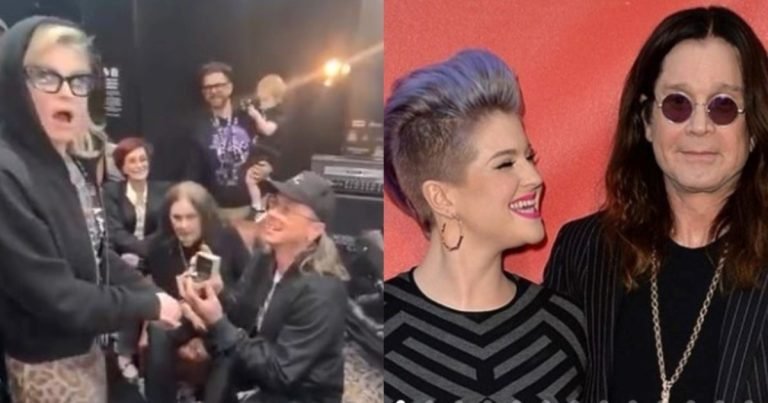 Kelly, la hija de Ozzy Osbourne recibió una propuesta de casamiento en el camarín de Black Sabbath