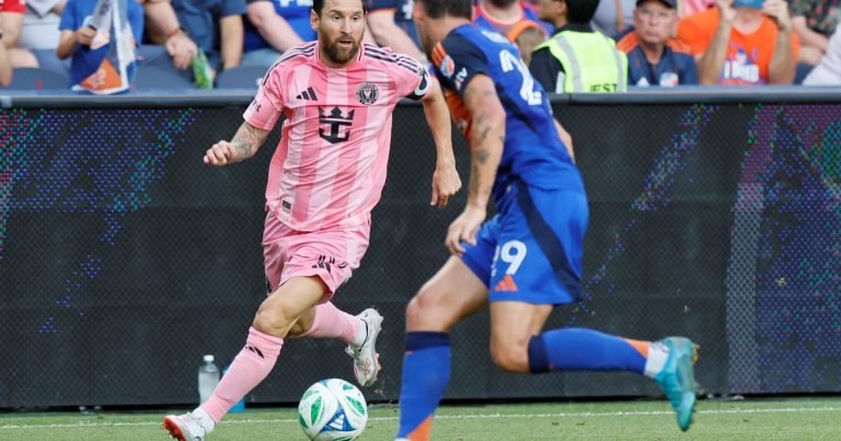 Inter Miami y Messi cortaron sus rachas con un duro cachetazo: FC Cincinnati lo goleó con la inspiración del argentino Luca Orellano