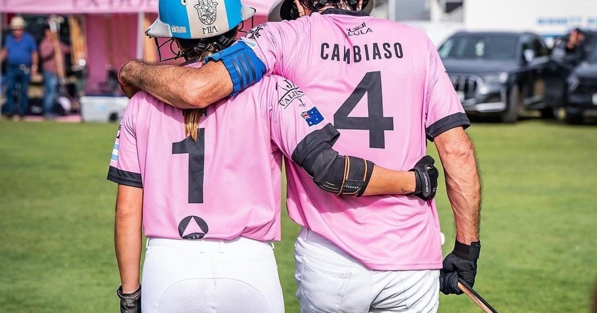 Adolfo Cambiaso y otro festejo para la historia: con su hija Mia, de 22 años, fueron campeones del Abierto Británico