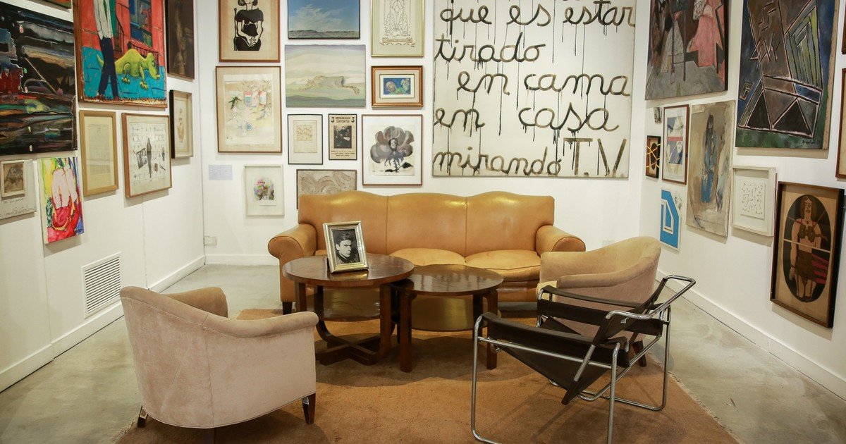 De piso a techo, las obras que Pedro Roth atesora se exhiben en el FNA