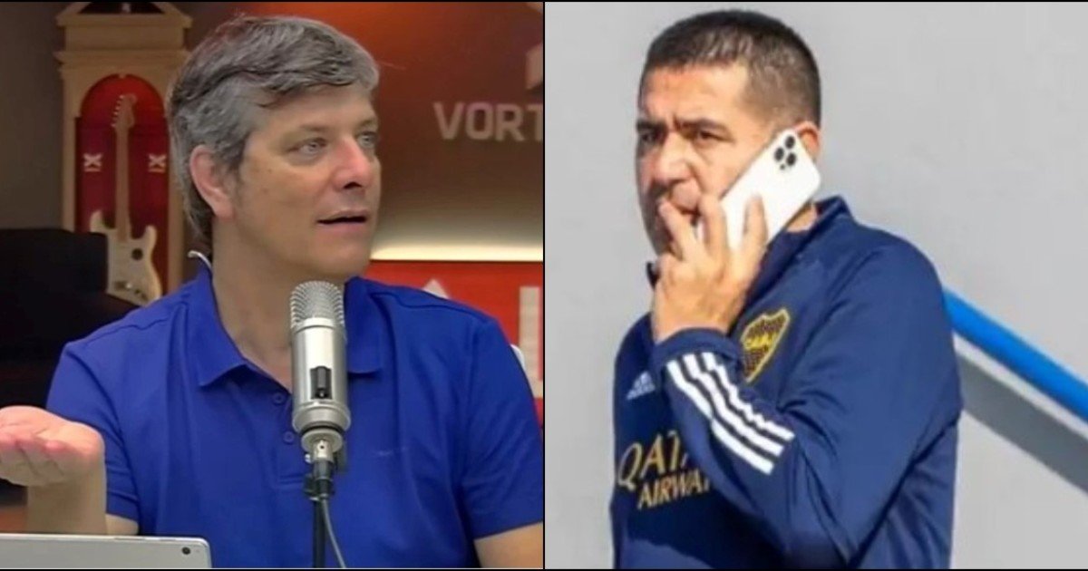 Pergolini lapidario con Riquelme tras la eliminación de Boca: "Es mentira que le importa el club, no le importa"