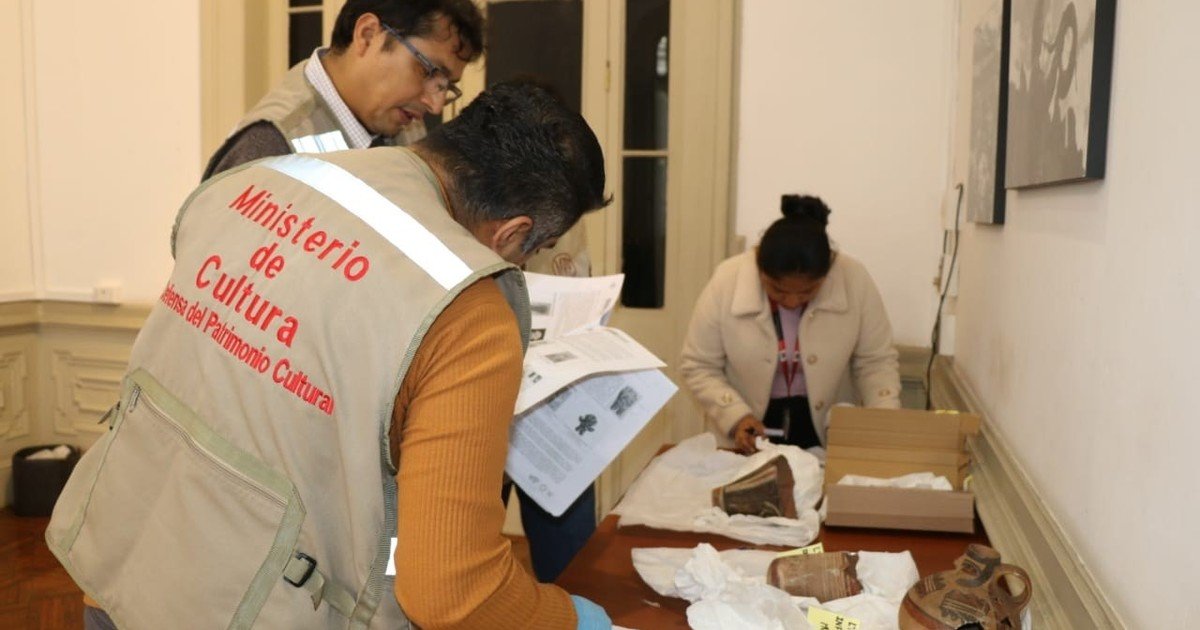 Perú recibió 132 piezas arqueológicas prehispánicas recuperadas desde Bélgica, EEUU y Suiza