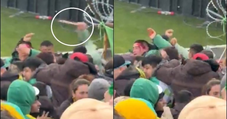 Locura en Mar del Plata: la barra de Aldosivi a los cuchillazos en plena popular durante el partido con Newell's