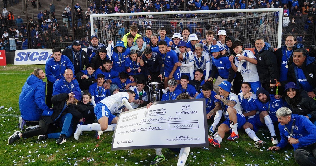 Vélez otra vez campeón de Reserva: superó a San Lorenzo en una final apasionante y coronó por cuarta vez desde 2022
