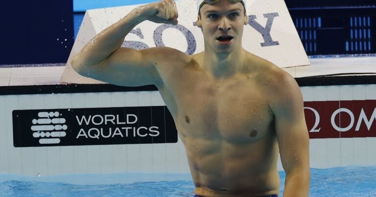 Léon Marchand pulverizó el récord mundial de los 200 metros medley de Ryan Lochte