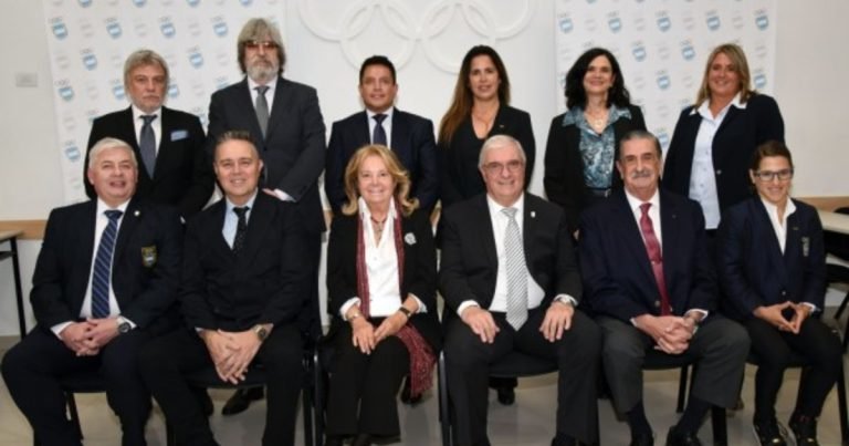 La nueva conducción del Comité Olímpico Argentino: Paula Pareto y Germán Chiaraviglio asumieron sus puestos en la Mesa Directiva