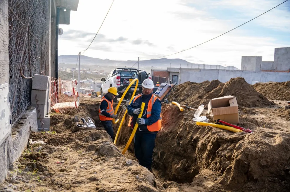 El Municipio avanza con la obra de gas de barrio Acceso Sur que beneficiará a más de 200 familias