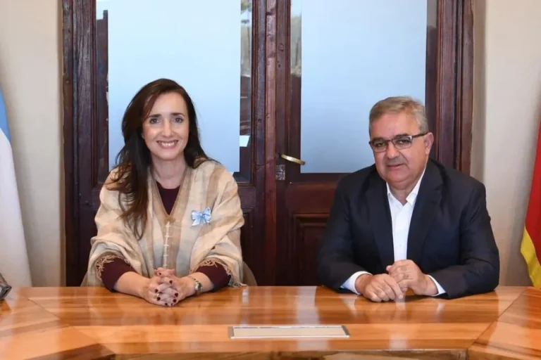 Villarruel se mostró con un gobernador peronista en plena guerra fría con Milei
