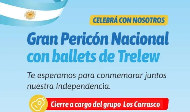 Trelew celebra el 9 de Julio con danzas, música y orgullo patrio