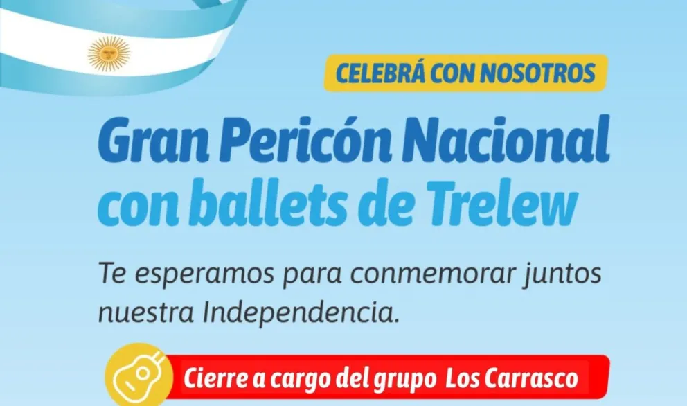 Trelew celebra el 9 de Julio con danzas, música y orgullo patrio