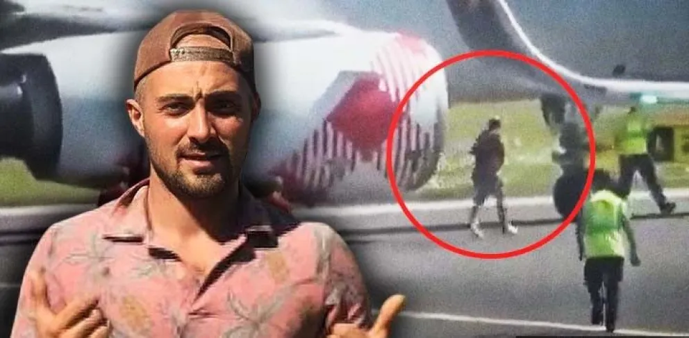 Un hombre murió al ser succionado por un avión