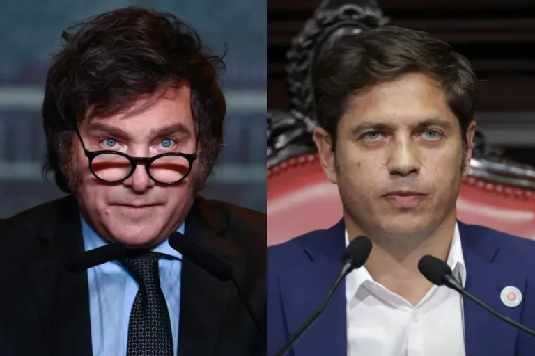 “Pelotudo”, “bruto” y “zar de la miseria”: las descalificaciones públicas de Milei a Kicillof y un estilo que abre debate