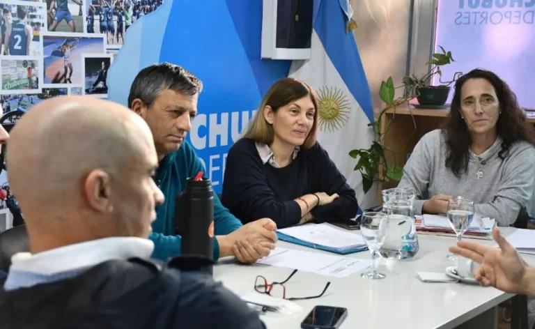 Reunión clave con Chubut Deportes para fortalecer al Club Draig Goch de Gaiman