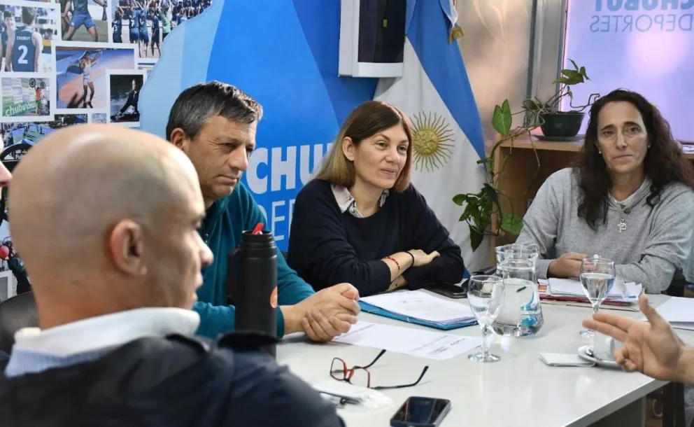 Reunión clave con Chubut Deportes para fortalecer al Club Draig Goch de Gaiman