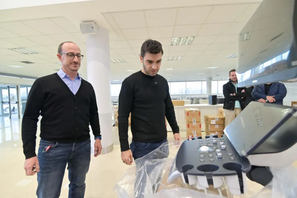 Torres destacó la llegada de equipamiento médico para el Hospital de Alta Complejidad de Trelew