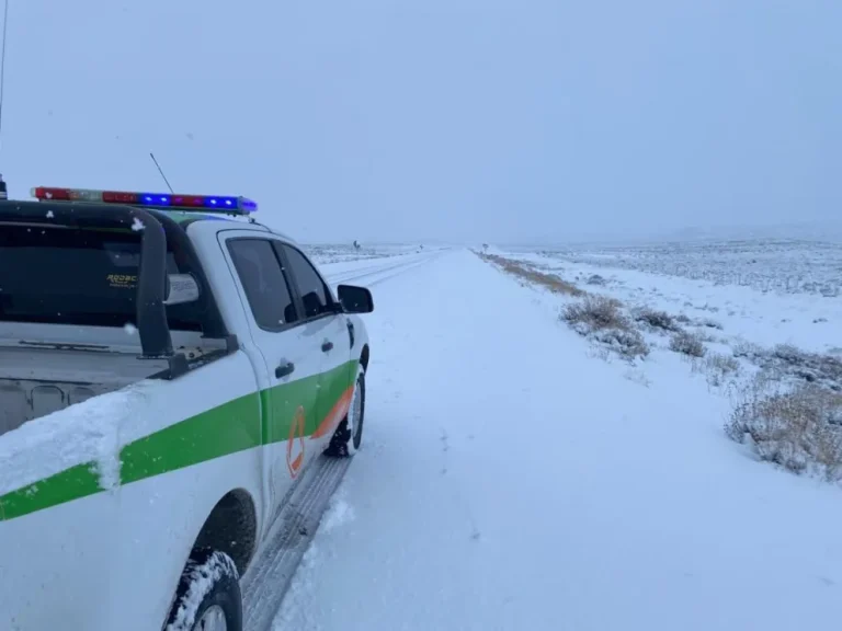 Rutas nevadas en Río Negro: controles activos y recomendaciones para circular seguro