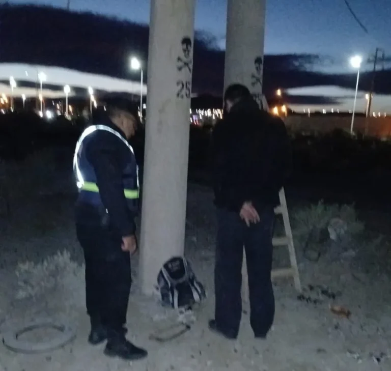 Intentó robar cables en el predio de una empresa petrolera