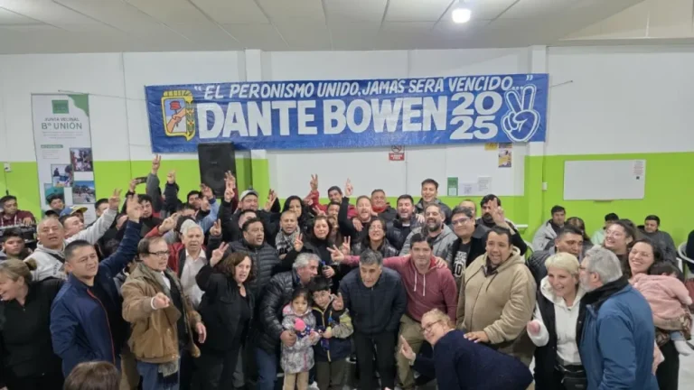 Fuerte respaldo para Bowen en Trelew