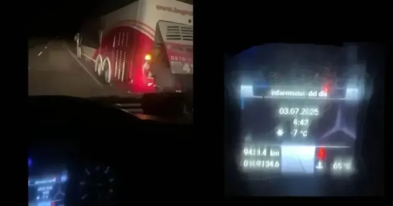 El gasoil se congeló y un colectivo quedó varado con pasajeros de madrugada