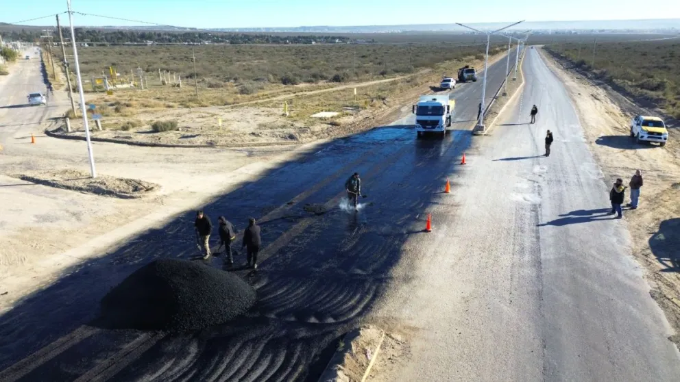 Provincia acondicionó el acceso al barrio Solanas en Puerto Madryn