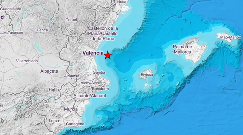 Tres terremotos sacuden en menos de una hora a Valencia sin causar daños