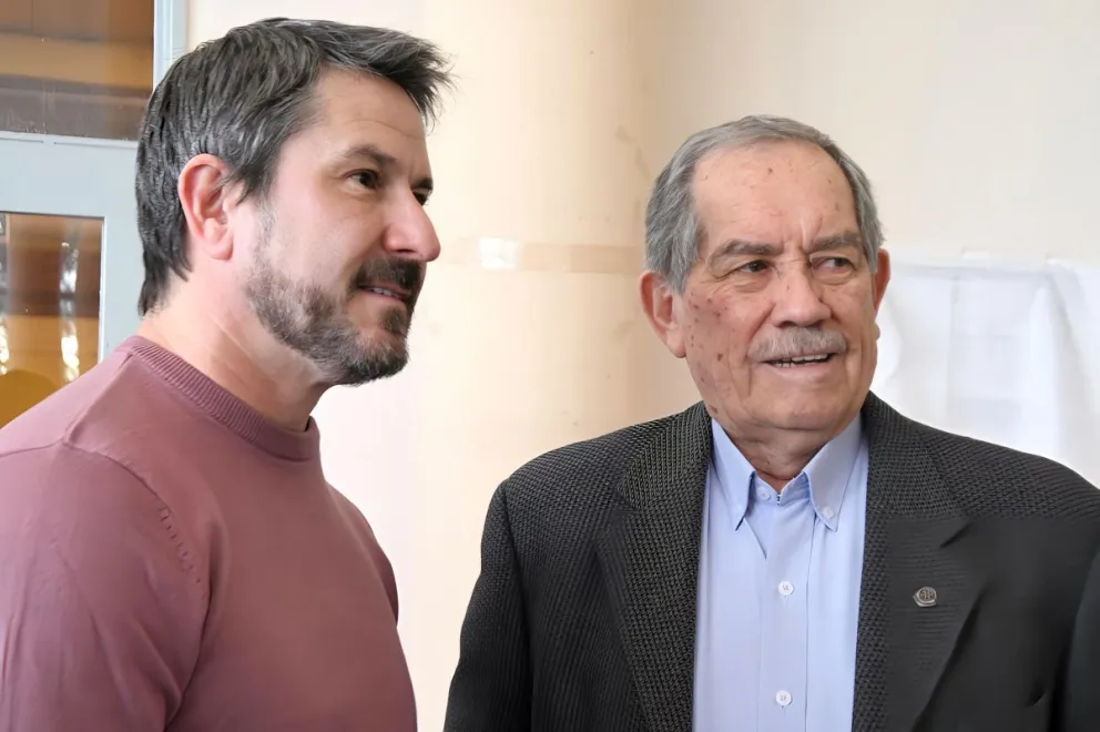 Merino acompañó el homenaje a Rubén Villagra en el predio ferial de la ciudad de Trelew