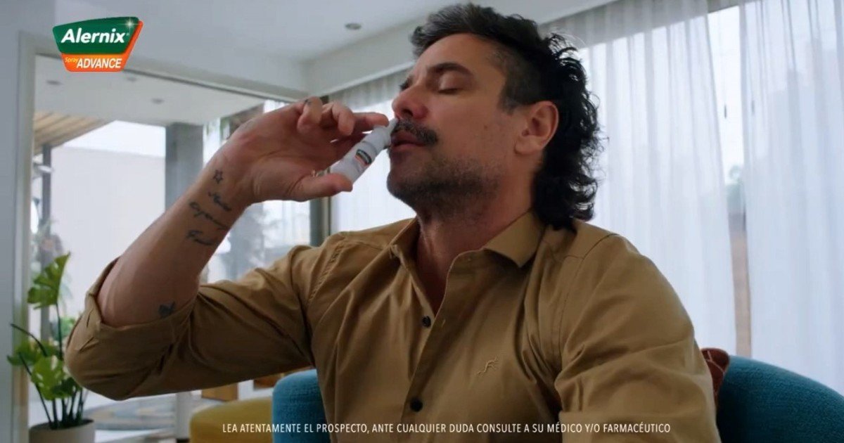 Luciano Castro y las secreciones nasales: el aviso que sensibilizó su expresión facial