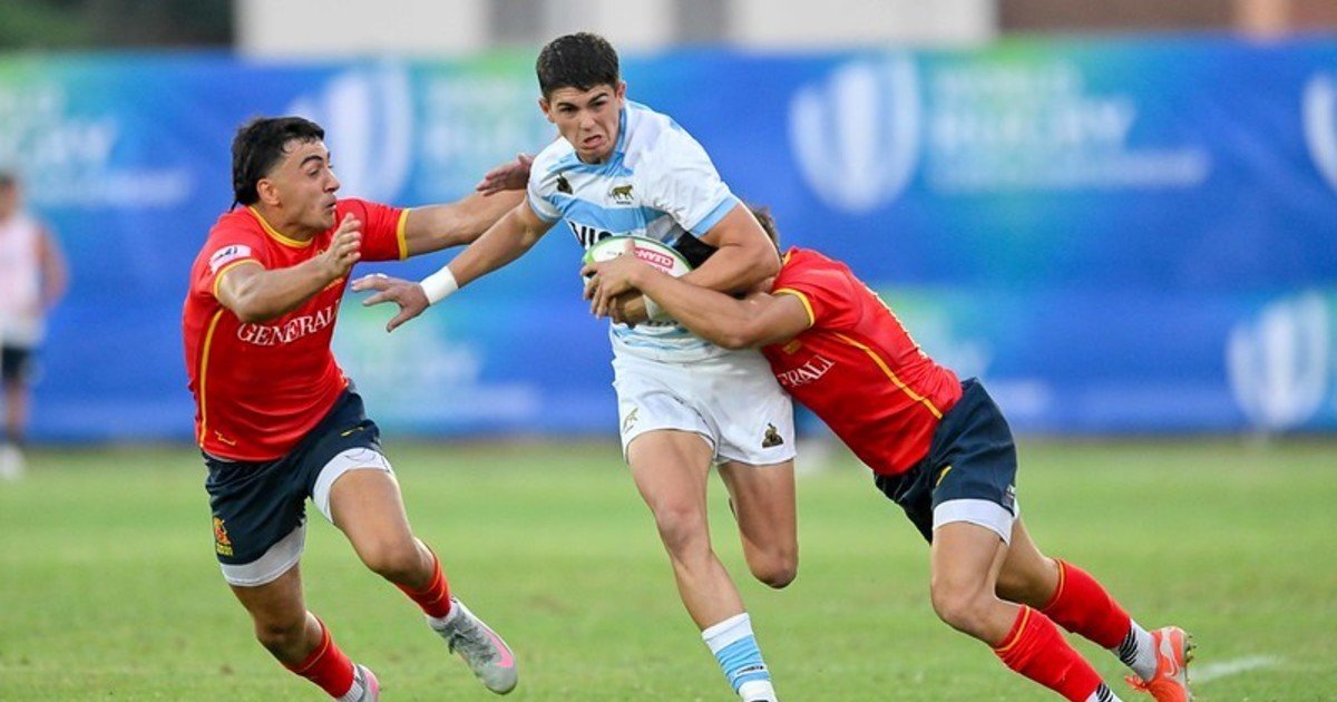Los Pumitas corrieron desde atrás a España y ganaron un partidazo para sumar su segunda victoria en el Mundial