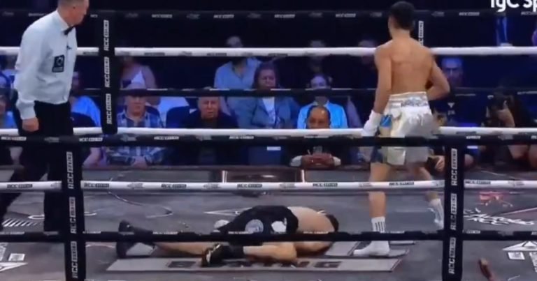 Neri Muñoz dio el batacazo del año en Rusia: la tremenda piña de nocaut en el round 2 para sacarle el invicto al local y favorito Khariton Agrba