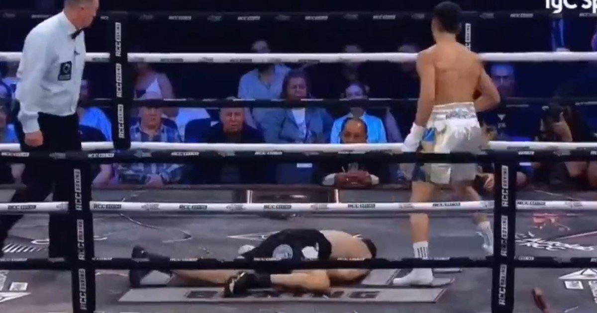 Neri Muñoz dio el batacazo del año en Rusia: la tremenda piña de nocaut en el round 2 para sacarle el invicto al local y favorito Khariton Agrba