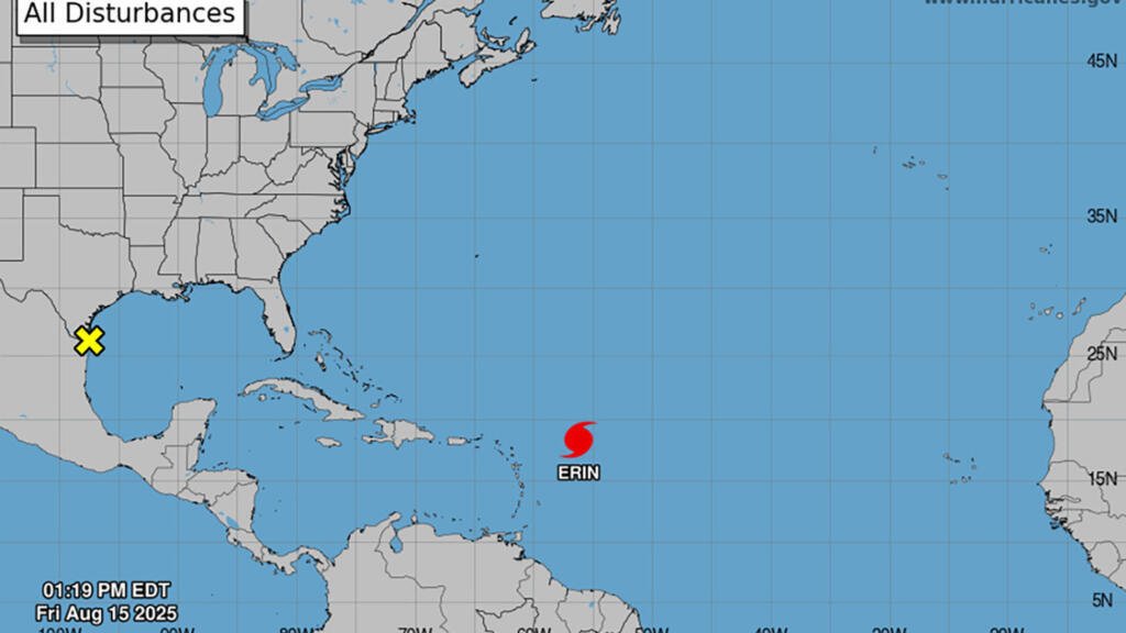 Erin es oficialmente el primer huracán de la temporada en el Atlántico