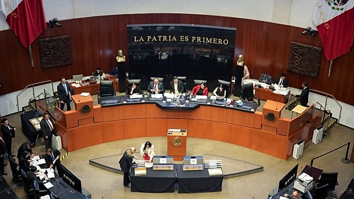 Pelea en el Senado mexicano tras un acalorado debate sobre tropas extranjeras