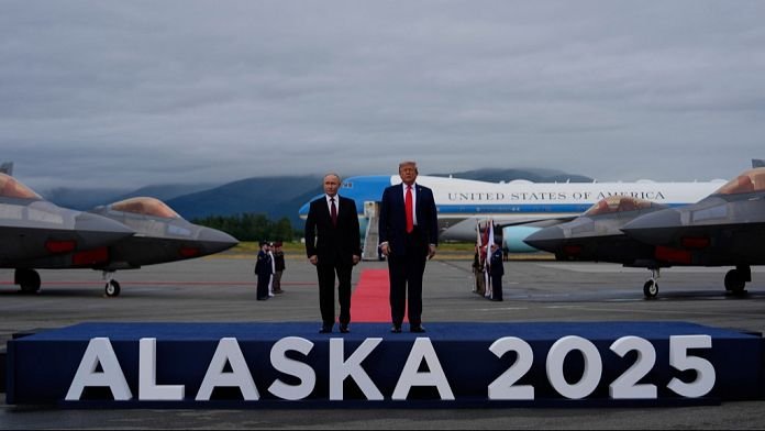 Cronología de la cumbre de Trump y Putin en Alaska en imágenes