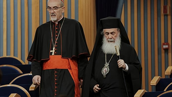 Los patriarcas Pizzaballa y Teófilo III recalcan: "No abandonaremos Gaza"