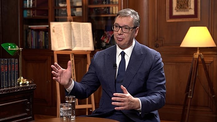 "El futuro de Serbia está en la UE", dice el presidente Vucic a 'Euronews'