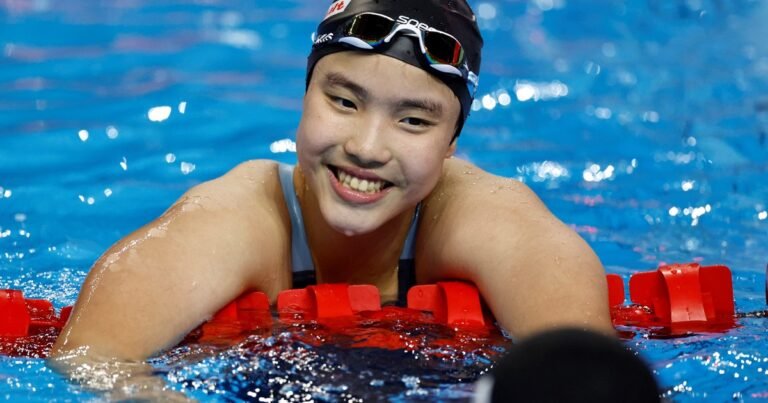Yu Zidi reescribe la historia de la natación: récords, marcas inéditas y la lucha entre ser un prodigio y una niña de 12 años al mismo tiempo