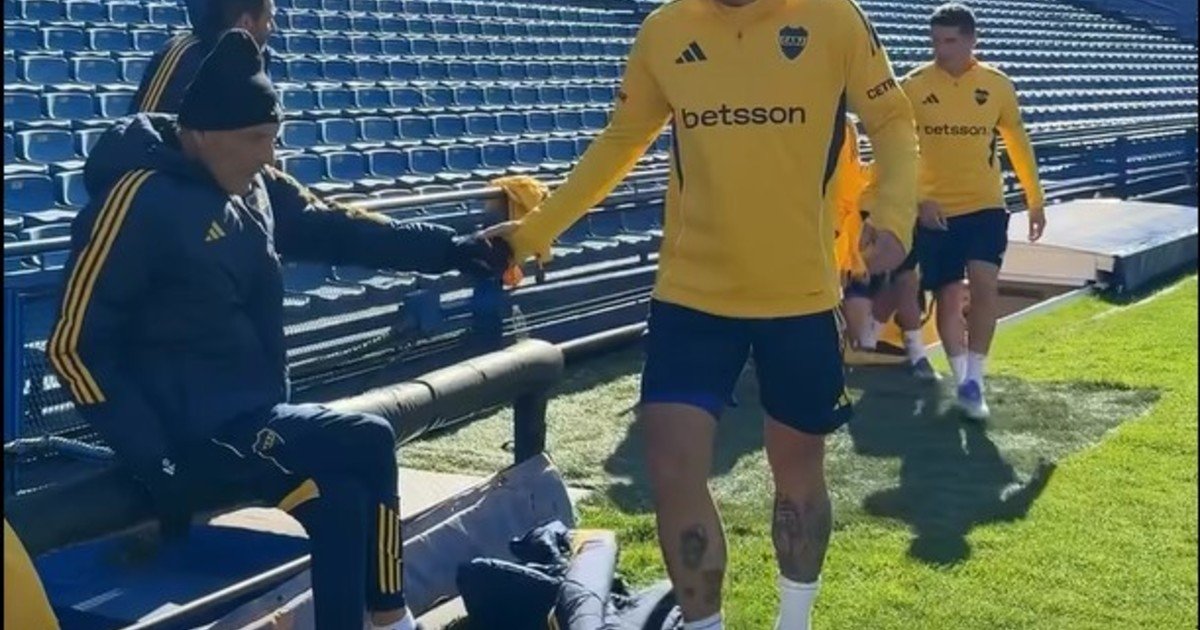 Boca se entrenó en la Bombonera: la imagen de Russo con Paredes que revela quién es el capitán sin cinta en el plantel