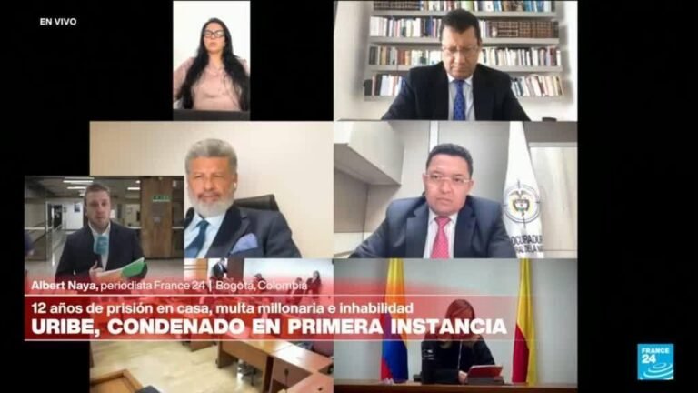 Informe desde Bogotá: Uribe, condenado a 12 años de prisión domiciliaria en primera instancia