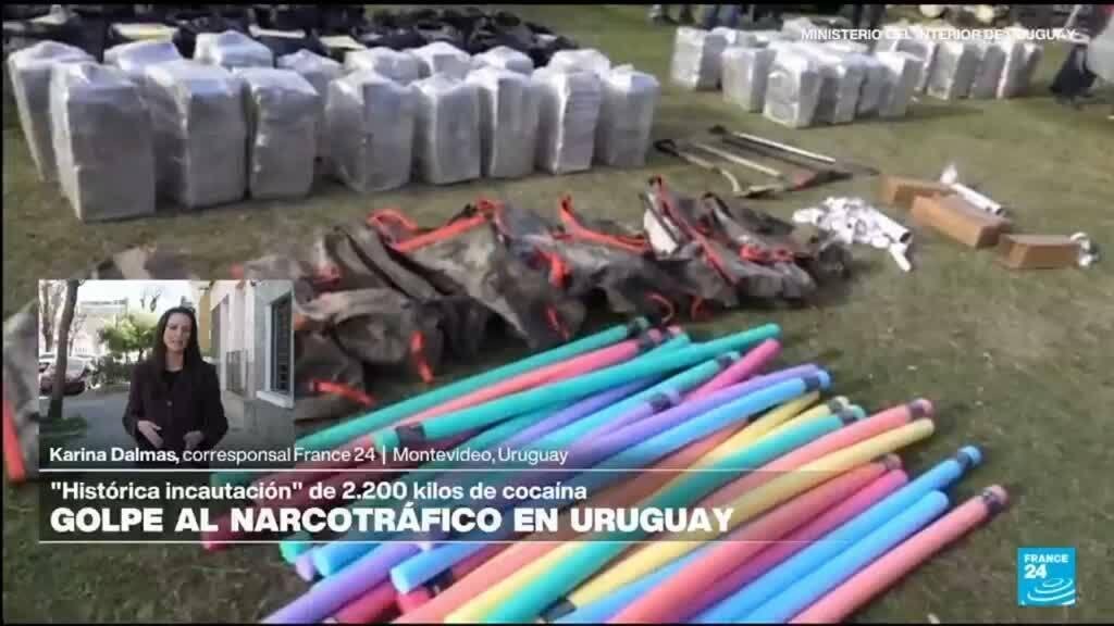 Informe desde Montevideo: autoridades incautan más de dos toneladas de cocaína