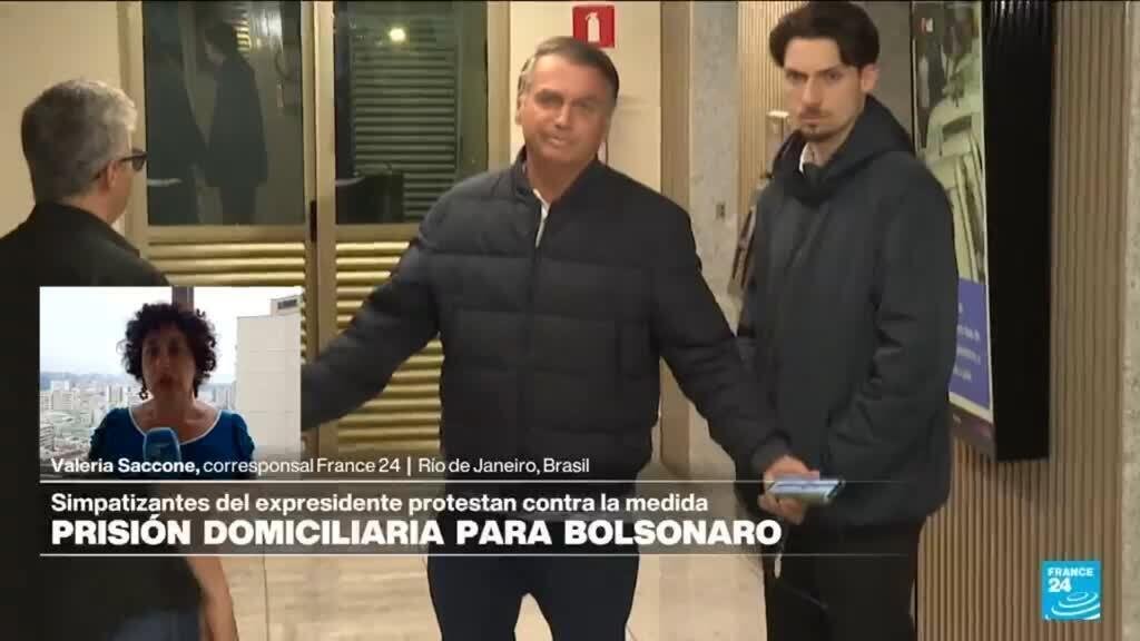 Informe desde Río de Janeiro: EE. UU. condena la prisión domiciliaria contra Bolsonaro