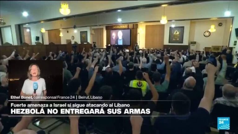 Informe desde Beirut: Hezbolá amenaza a Israel y rechaza entregar las armas